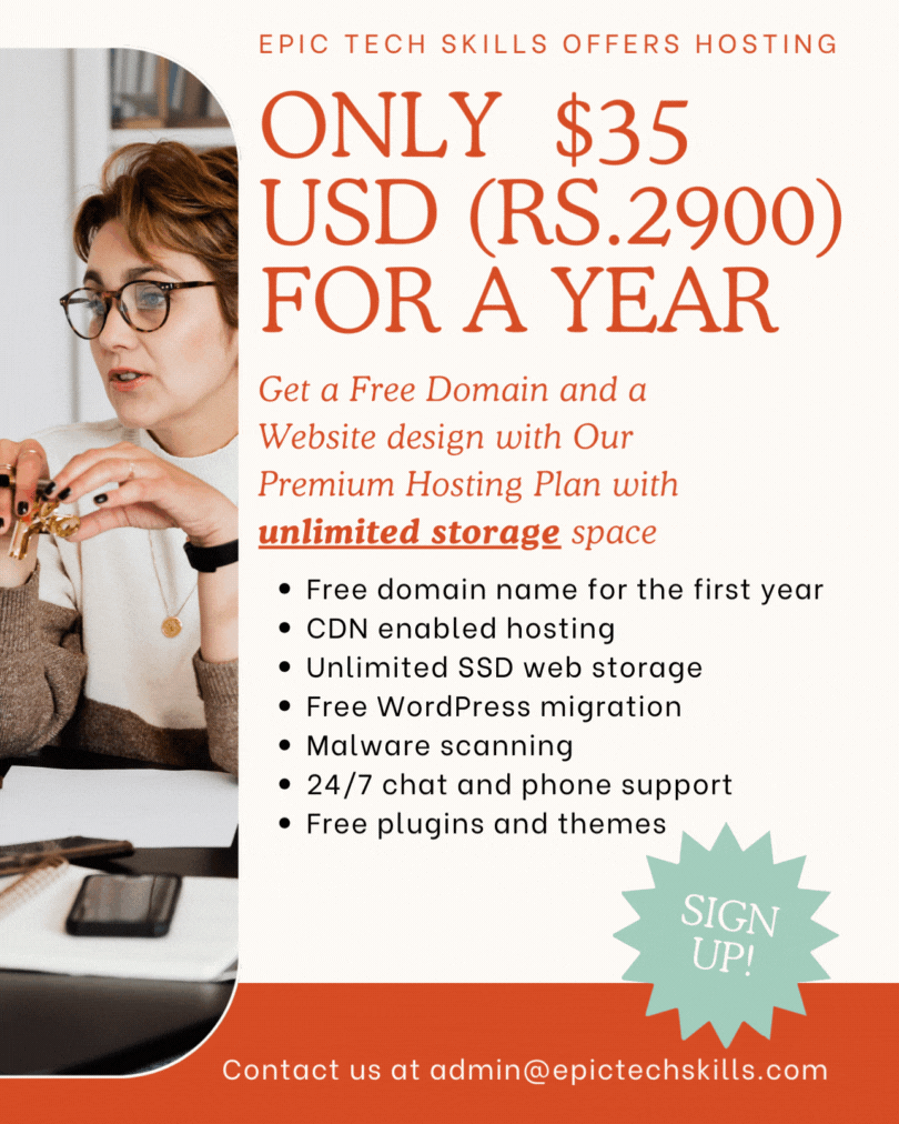 Digital Marketing - Get a Free Domain and a Website design with unlimited storage space for a year