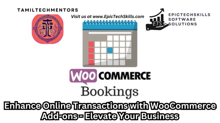 Enhance Online Transactions WooCommerce